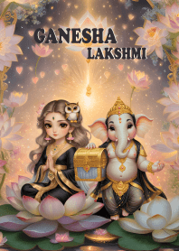 พระพิฆเนศ,พระแม่ลักษมี-สมหวังรัก,รวย,รวย