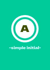 simple initial-A- THEME 95
