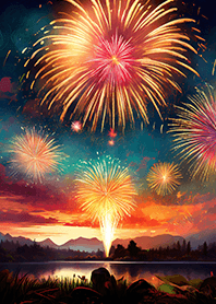 Beautiful Fireworks Theme#583