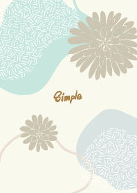 Round flower stylish pattern24from Japan
