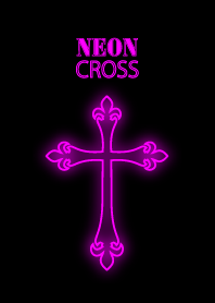 Neon cross pink version