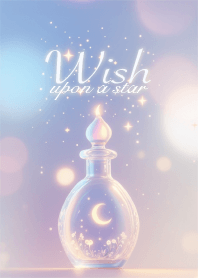 Wish - Crescent Moon Vial Charm -