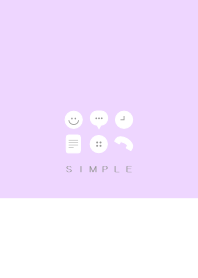 SIMPLE(white purple)V.313b