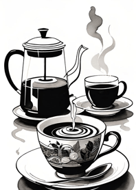 Leisurely coffee time   c05830