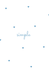 heart & pattern. white aqua.