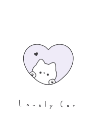 ลูกแมว /white purple