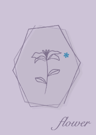 花 <水晶> 薰衣草紫