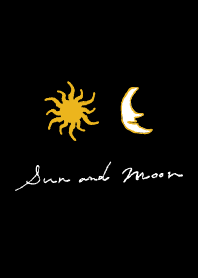 太陽と月の着せかえ -ブラック