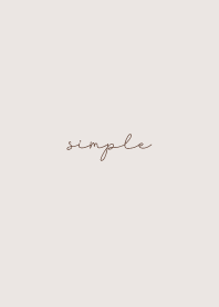 simple logo pink beige _Ver.A