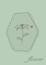 flower <Apple> green