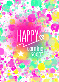 Happy coming (White)