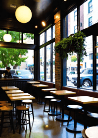 Bright Moon and Dawn b46586