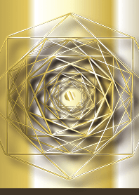 Brown : Feng Shui Gold Octagon