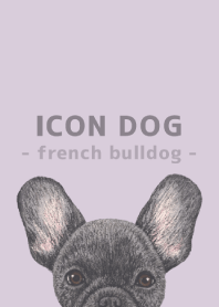 ICON DOG - french bulldog - PASTEL PL/01