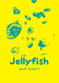 Jellyfish & heart Pale lemon