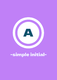 simple initial-A- THEME 99