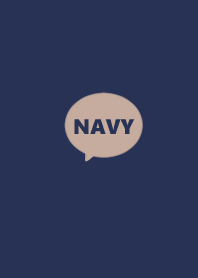Simple navy and beige.