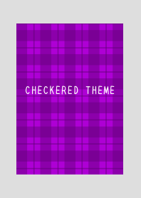 PURPLE CHECKERED THEME-GRAY