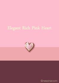 Elegant Rich Pink Heart