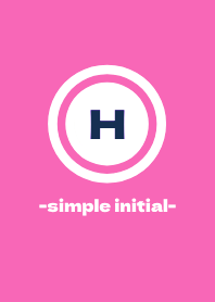 simple initial-H- THEME 100
