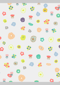 Northern Flowers2 on gray