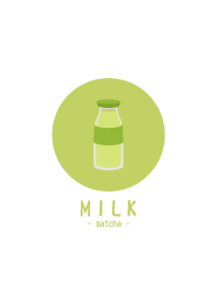 ミルク - 抹茶の味
