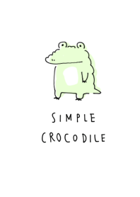 simple crocodile gray.
