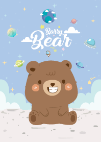 Barry Bear Love Galaxy Blue