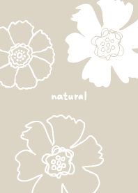2種の白い花ベージュ3