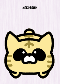 猫朋友。 紫色