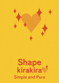 kirakira heart yellow
