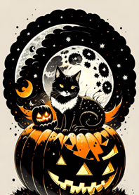 halloween cat 51A070