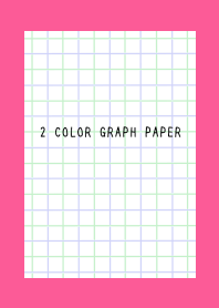 2 COLOR GRAPH PAPER-GREEN&PUR-HOT PINK