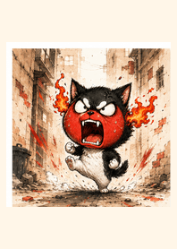Blazing Rage Cat