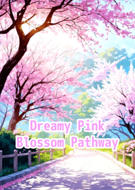 Dreamy Pink Blossom Pathway