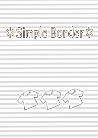 Simple Border *Gray
