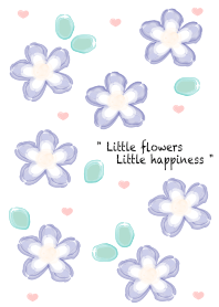 Little blue flower sticker 12