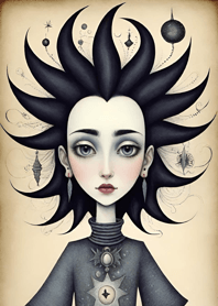 Alien planet girl e39627
