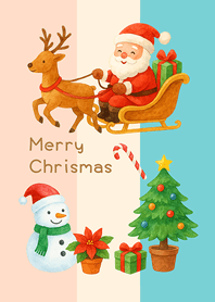 메리 크리스마스(소프트 3색)