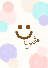 Smile Adult watercolor Polka dot c