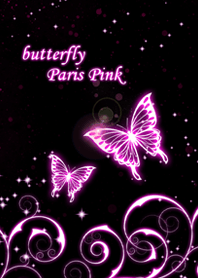 butterfly Paris Pink