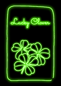 Wish come true,Lucky Clover _neon sign_.