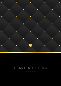 HEART QUILTING-GRAY BLACK 24