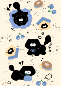 Cat holding an apple3