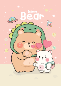 Bear Cute : In love (Pink Space)