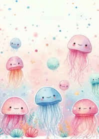 แมงกระพรุนน่ารัก สวยงาม n.16