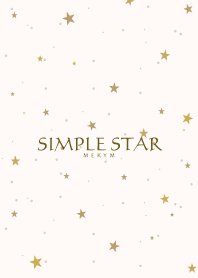 SIMPLE STAR -NATURAL YELLOW- 20