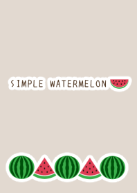 SIMPLE WATERMELON/BEIGE
