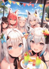 可愛的美少女合照 5