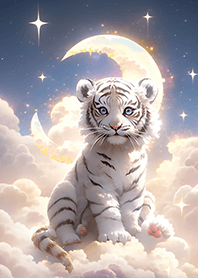 ✨可愛の小白虎神獸❤️